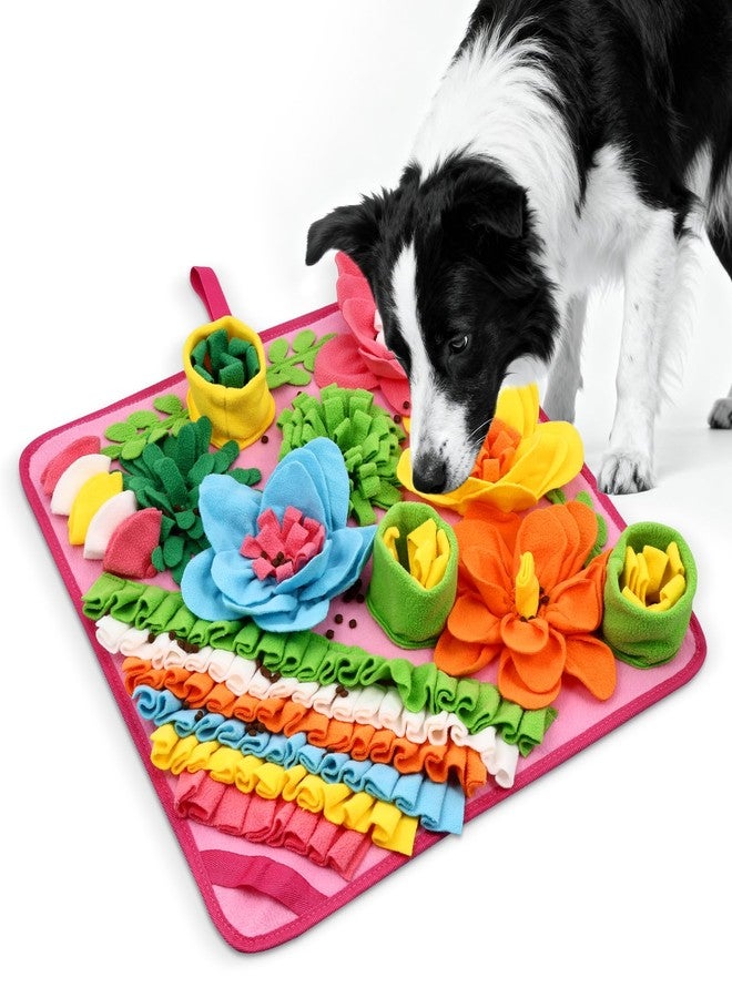Ankilo Snuffle Mat for Dogs, Pet Treats Feeding Mat, 20× 20 inch for Medium & Large, Felt Wool Dog Sniff Mats for Slow Feed, Rabbit Foraging Mats, Relieve Anxiety, with Anti-Slip Bottom - Image 1